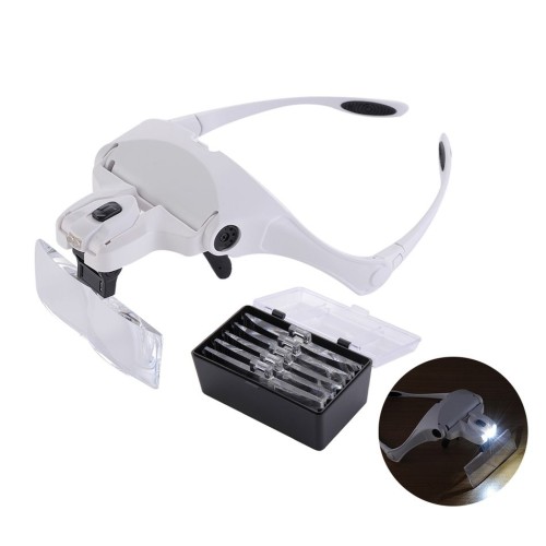 Magnifying glasses LED for makeup, lashes, hobby
