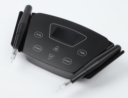 P300-2 BLACK PEARL version with two handpieces - device for permanent makeup and mesotherapy