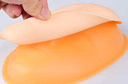 3D silicone face replaceable skin for base