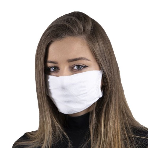 Protective mask with replaceable silver ion filter