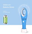 Portable bladeless fan, cooling, lashes, adhesive drying, brows, cosmetics