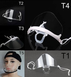 Transparent mask for mouth, covers mouth and nose... anti-fog, freedom of breathing