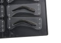 Stencils, templates, stamps for eyebrows - 12pcs