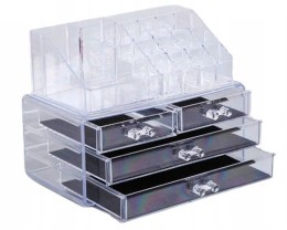 Stand, cosmetic organiser for pigments, lipsticks, brushes, pens - O8
