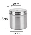 Container, jar for sterilisation made of stainless steel - 2 sizes