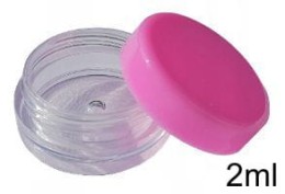 Containers, jars for products, decorations, creams - 4 capacities