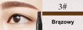 Self-sharpening, waterproof pencil for permanent makeup - 4 colours