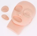 3D silicone practice head - with replaceable elements