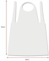 Foil apron 60x90cm - 10pcs.