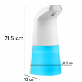 Touchless disinfection/soap dispenser with sensor - for home, hotel, office, studio