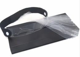 Elegant set of eyebrow templates