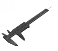 Plastic caliper - millimetre ruler