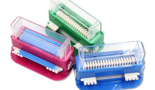 Dispenser for micro applicators