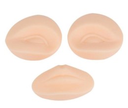 Replacement elements for 3D head - lips + eyes