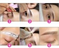 Gel stickers for eyebrow shaping, templates - 5 x 4pcs.
